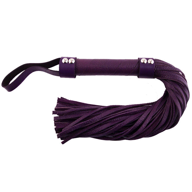 Rouge Garments' Purple Leather Flogger