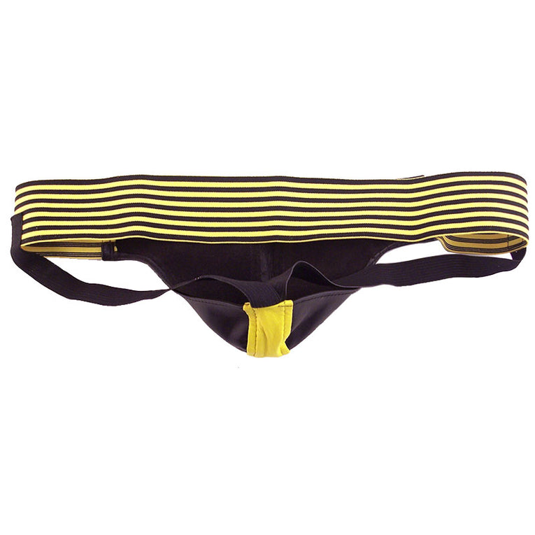 Black and Yellow Jockstrap by Rouge Garments.
