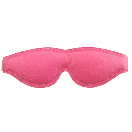 Pink Padded Blindfold by Rouge Garments (Large)