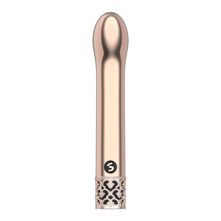 Rechargeable G-Spot Bullet in Rose Gold by Royal Gems.