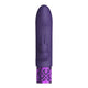 Purple Rechargeable Rabbit Bullet with Dazzling Royal Gems.