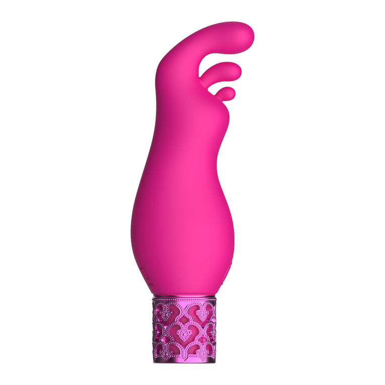 Gorgeous Pink Rechargeable Silicone Bullet by Royal Gems
