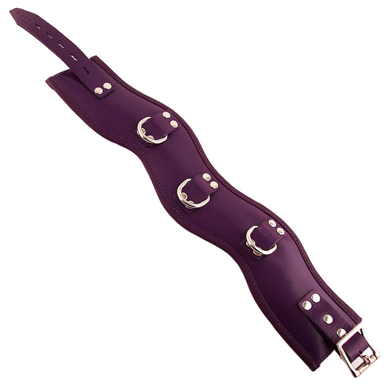 Padded Posture Collar in Purple by Rouge Garments.