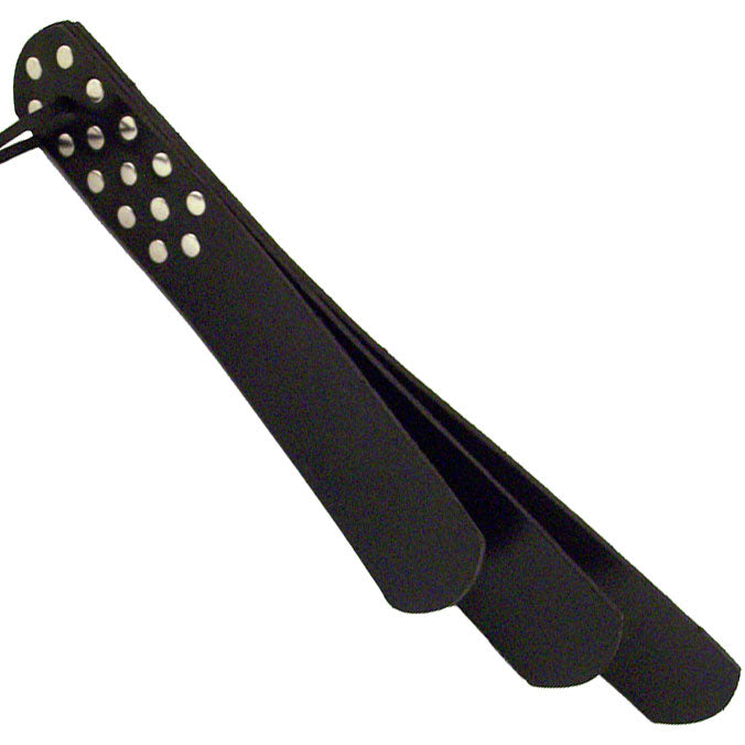 Black Three-Flap Paddle by Rouge Garments.