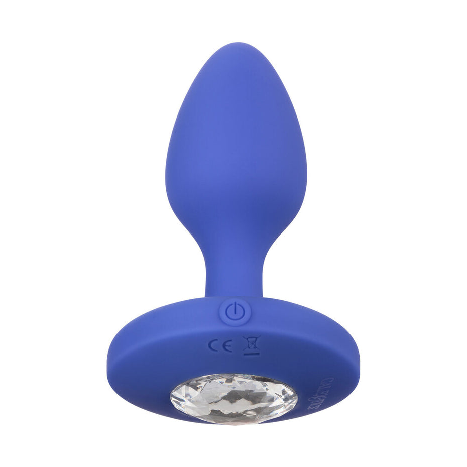 Medium Rechargeable Vibrating Butt Plug with Cheeky Gems