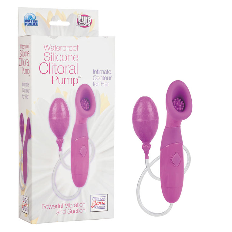 Pink Waterproof Clitoral Silicone Pump