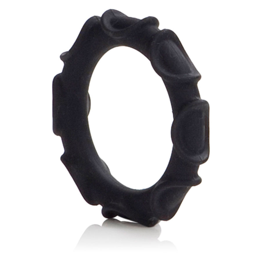 Black Atlas Silicone Ring for Men