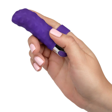 Purple Rechargeable Finger Teaser for Intimate Play