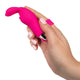 Rechargeable Pink Bunny Finger Vibrator for Intimate Play.