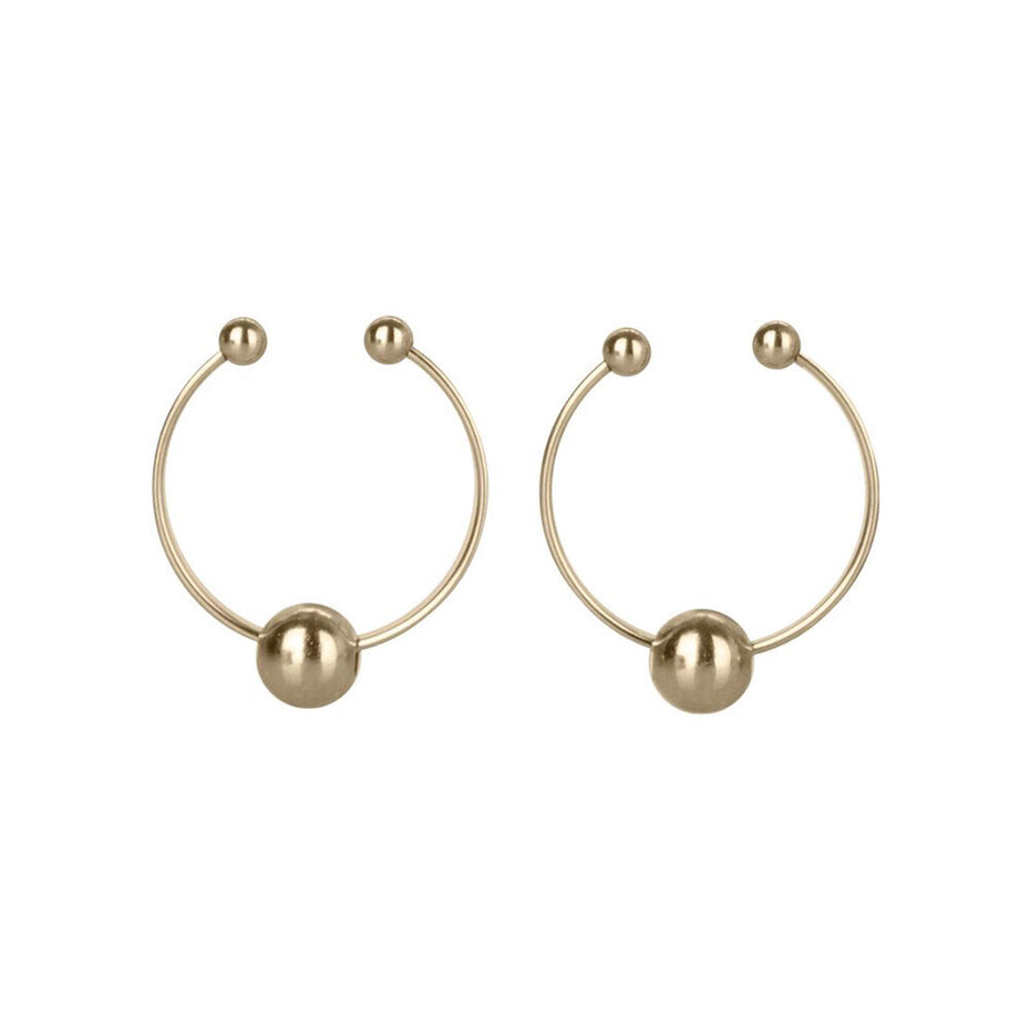 Gold Non-Piercing Nipple Jewellery for Nipple Play.