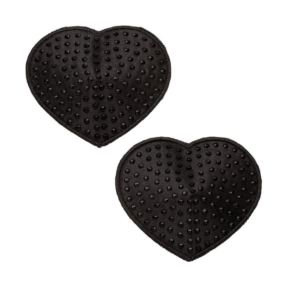 Black Heart Nipple Covers for a Radiant Look.