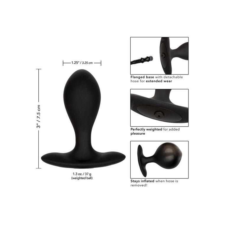 Inflatable Weighted Butt Plug by Colt