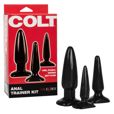 Anal Trainer Kit: Three COLT Butt Plugs.