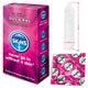 Skin Dotted and Ribbed Condoms, 12 Count.