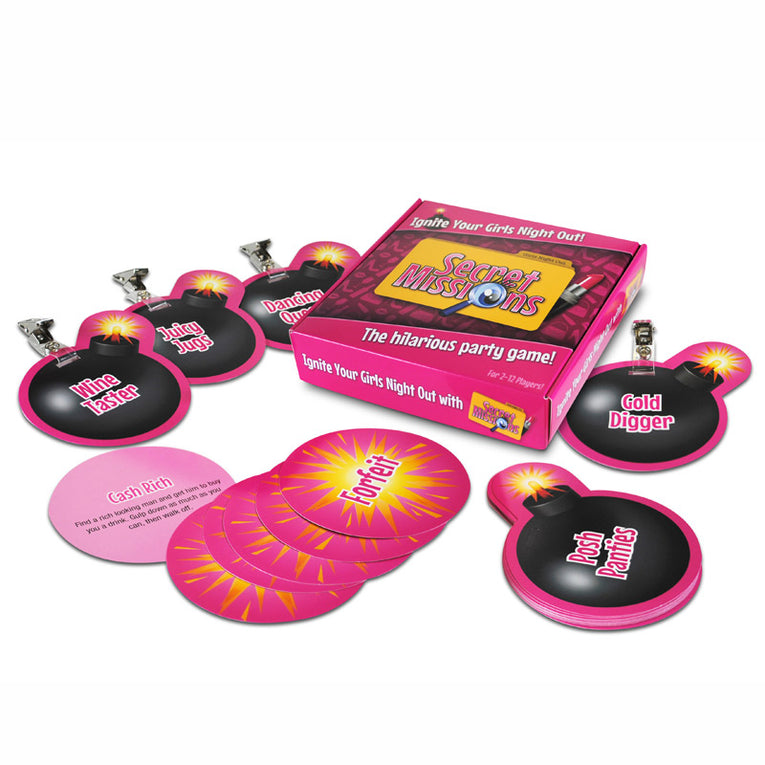 Girlie Nights Sex Missions Board Game.