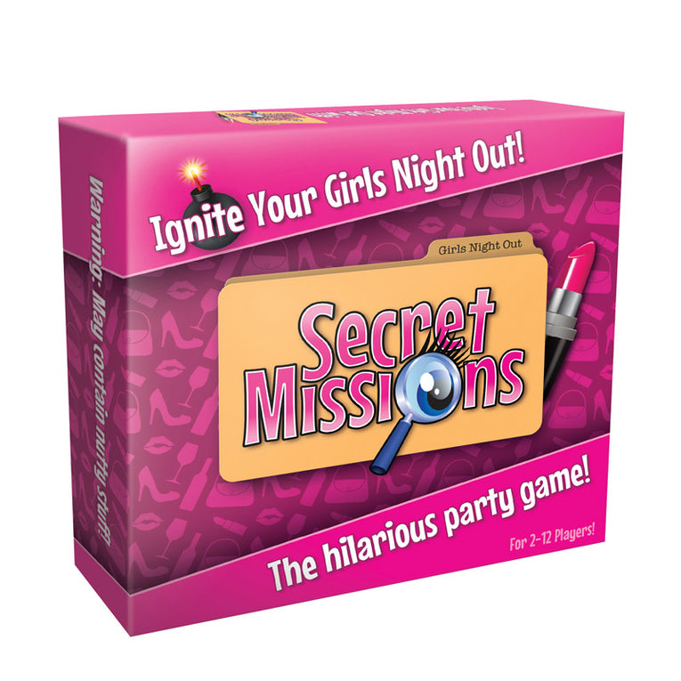 Girlie Nights Sex Missions Board Game.