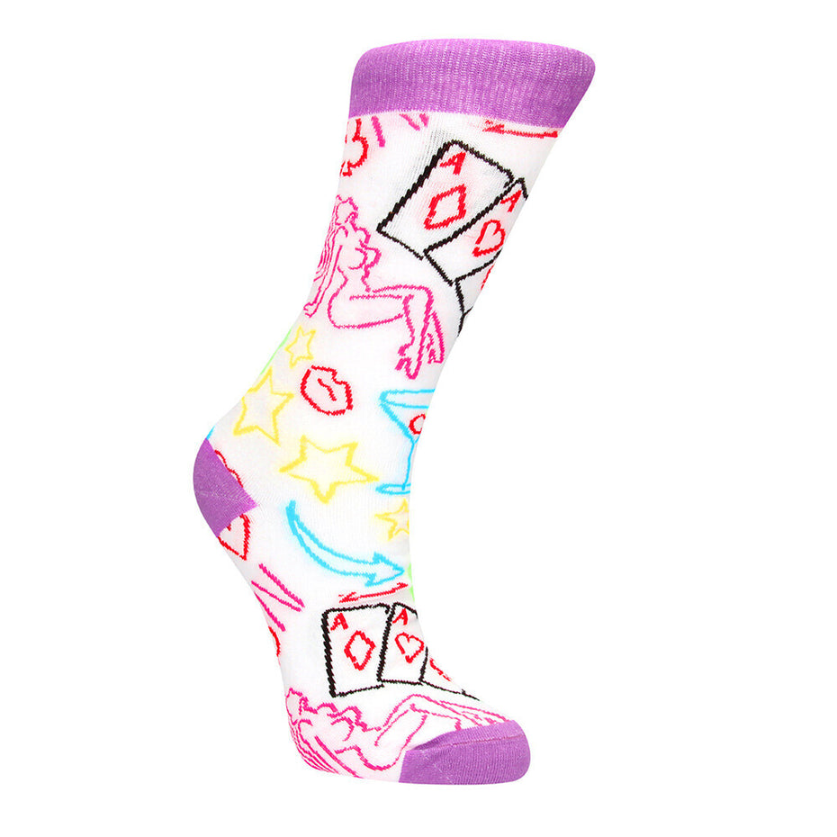 Seductive Strip Poker Socks Size 42-46