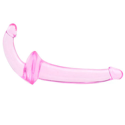 Pink Double Strapless Dildo for Twice the Fun