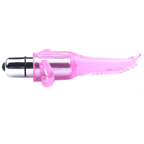 Pink Vibrating Finger Tongue Vibrator.