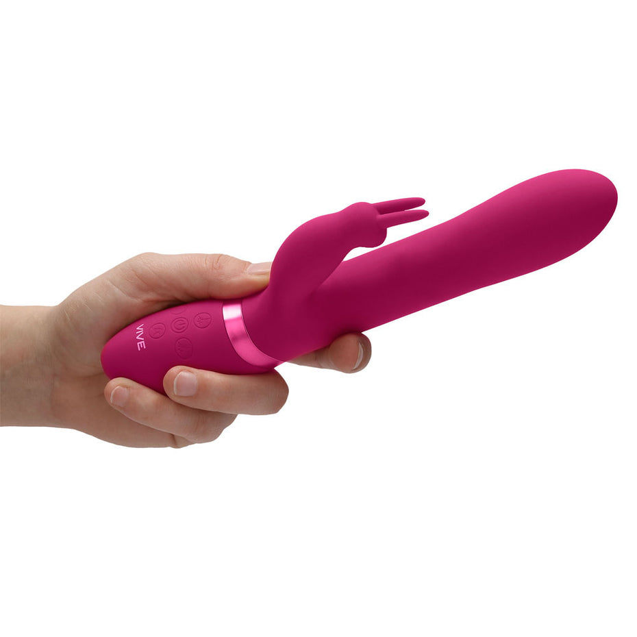Pink Rabbit Vibrator with Stimulating Beads by Vive Amoris.