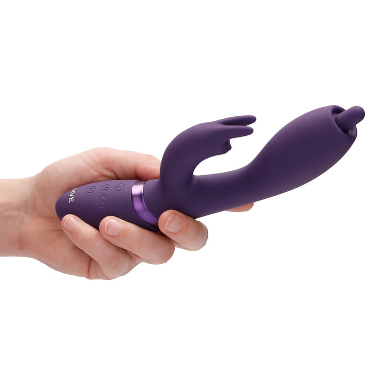 Purple G Spot Rabbit Vibrator by Vive Nilo.