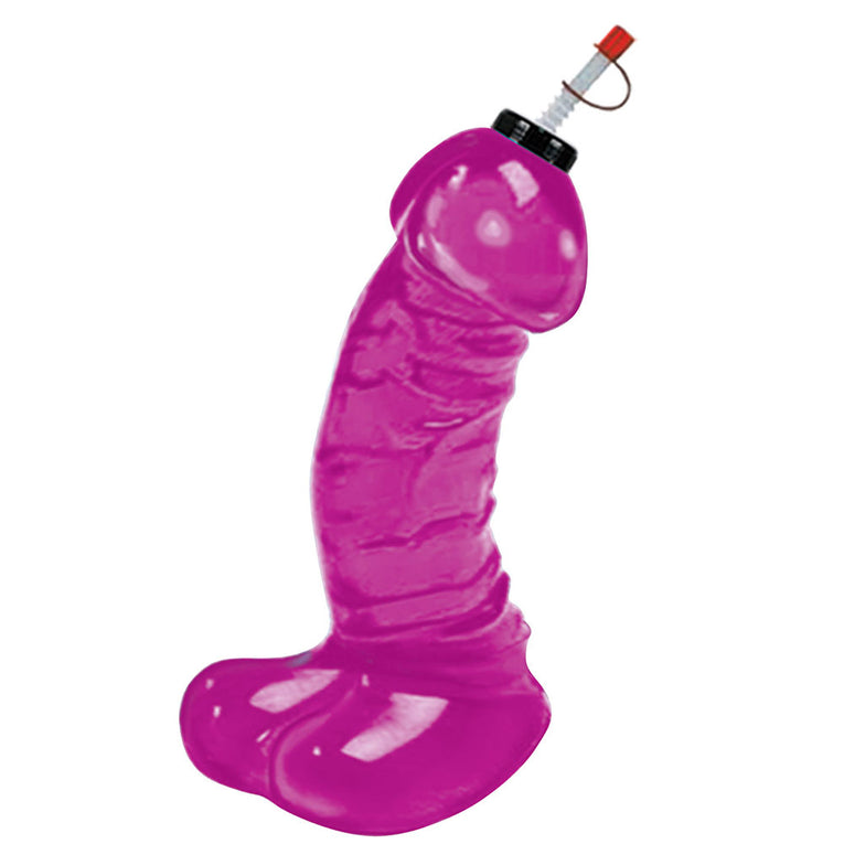 16oz Purple Dicky Chug Sports Bottle