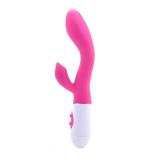 Pink Silicone Vibrator with 30 Functions for G-Spot Stimulation