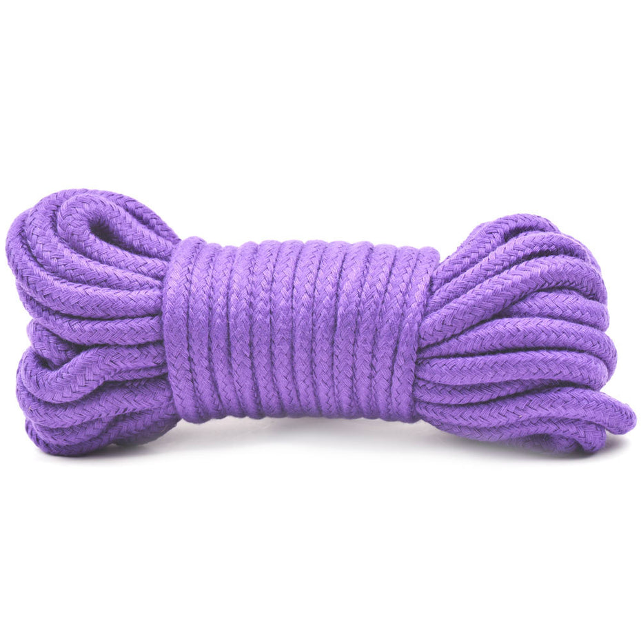 Purple Cotton Bondage Rope - 10m
