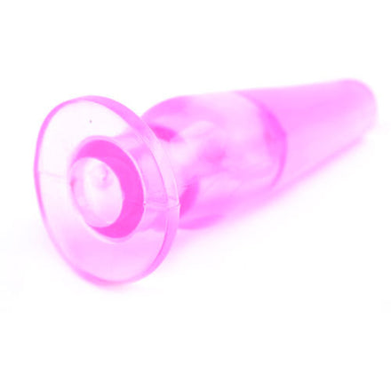 Small Pink Butt Plug with Finger Loop
