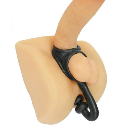 Tower Cock Ring and Butt Plug to Enhance Erection