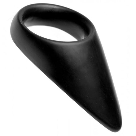 2-Inch Silicone Cock Ring with Taint Stimulator.