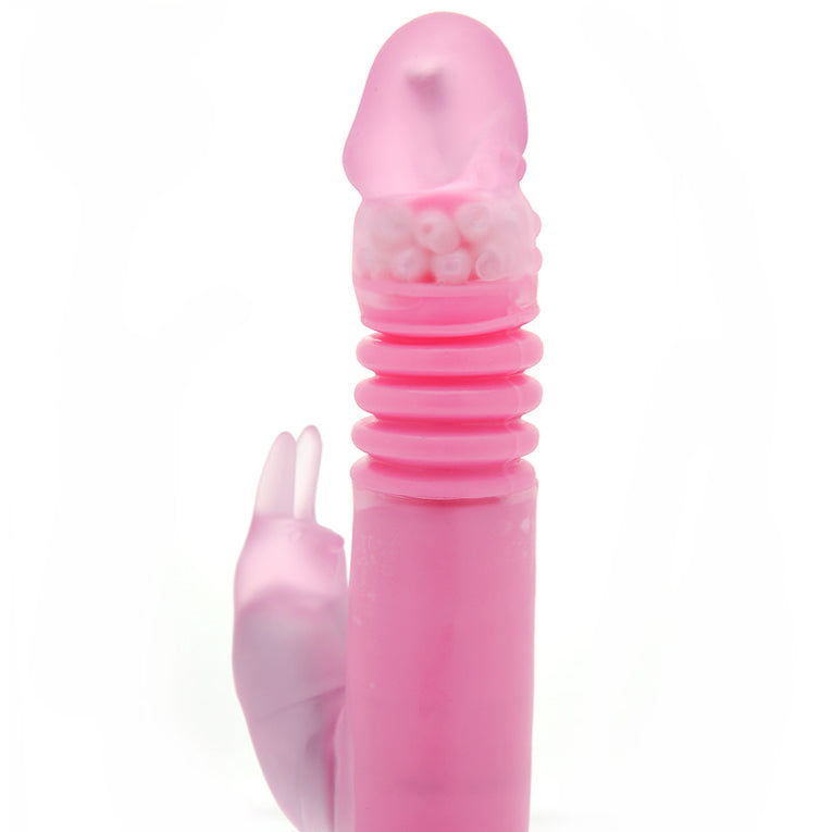 Thrusting Rabbit Pearl Vibrator with Remote Control.