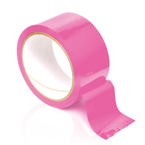 Glossy Pink Bondage Tape.