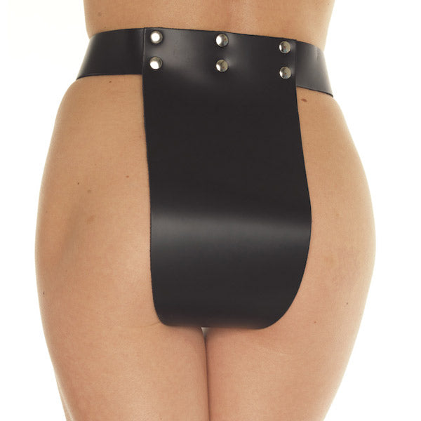 Chastity Brief made of Leather