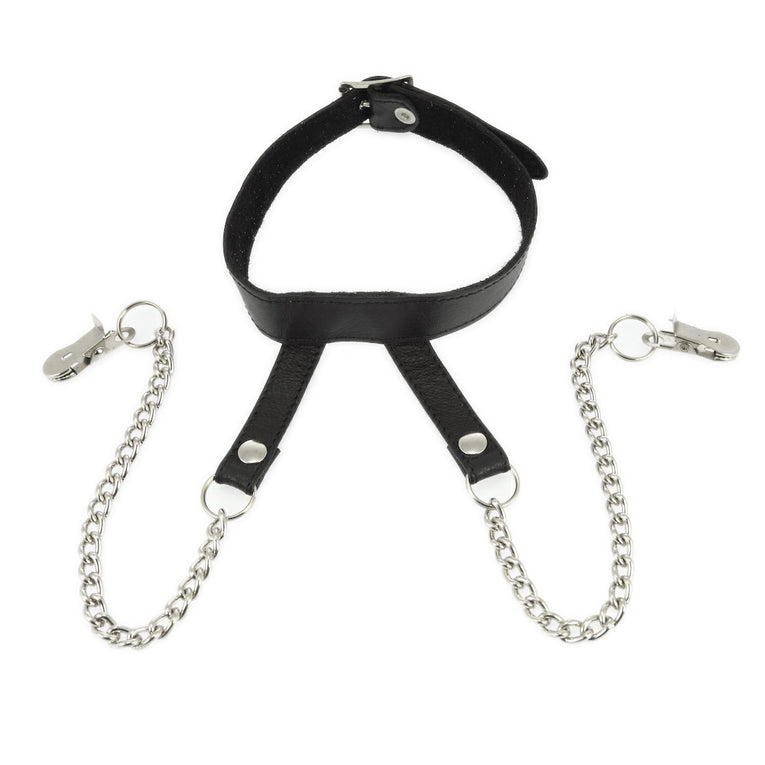 Neck Collar and Nipple Clamps Set.