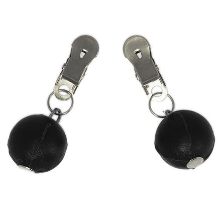 Round Weighted Nipple Clamps.