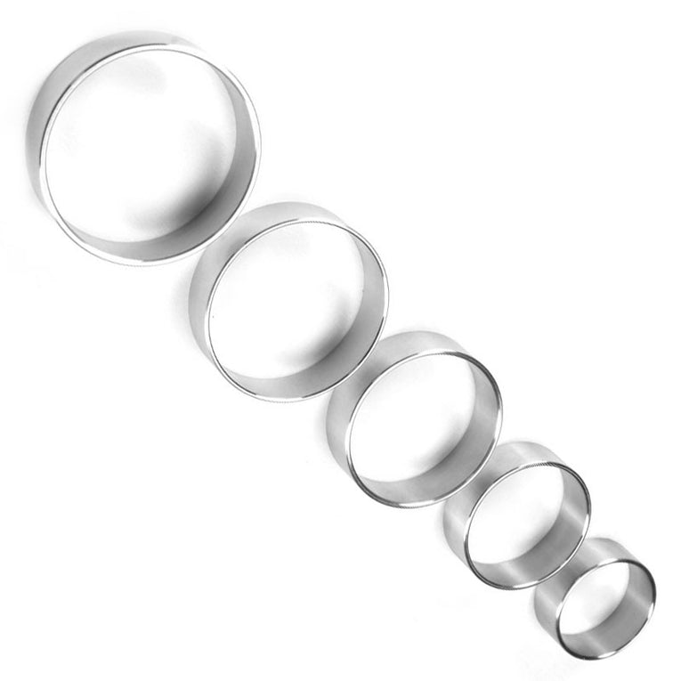 Narrow Metal 1.5 Wide Penis Ring