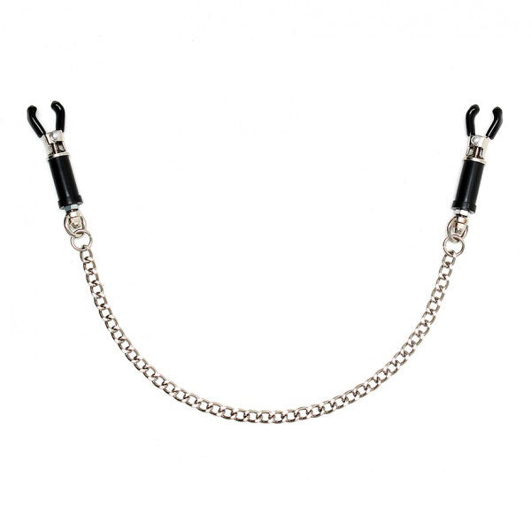 Silver Nipple Chain Clamps